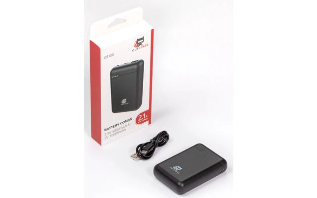 Outchair Combo Powerbank 7,4V 5000 MAh & 5V 10000 MAh – Bild 2