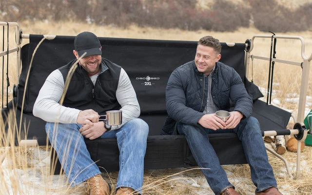 Disc-O-Bed 2XL Camping Stockbett Inkl. Seitentaschen – Bild 7