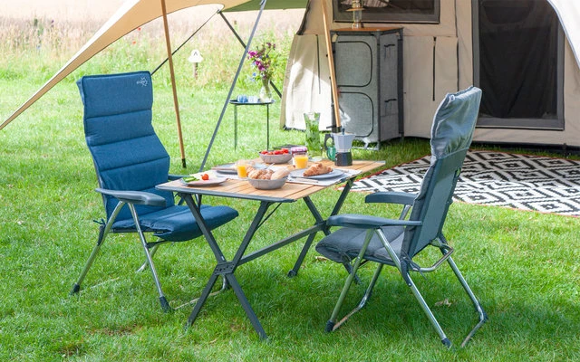 Bo-Camp Olefin Universal Stuhlkissen / Sitzauflage Schwarz – Bild 4