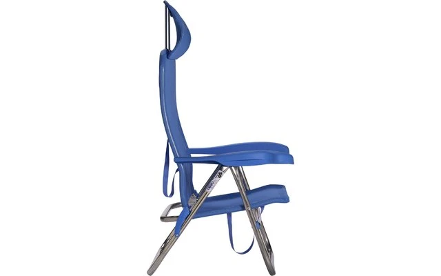 Crespo AL-205 Beach Chair Strandstuhl Compact Grau – Bild 2