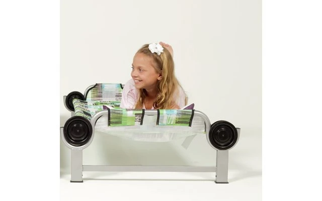 Disc-O-Bed Kid-O-Bed Mit Geradem Rahmen, Ohne Seitentasche, Blockpattern – Bild 7